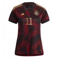 Tyskland Mario Gotze #11 Bortedrakt Dame VM 2022 Kortermet
